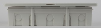 Корпус пластиковый ультратонкий ЩРВ-П-24 с белой крышкой ЭРА UNIQUE White_UBOX24 IP41