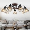 Люстра Rivoli Clarissa 5098-307 7 х Е14 40 Вт лофт - кантри