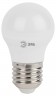 Лампочка светодиодная ЭРА STD LED P45-5W-827-E27 E27 / Е27 5Вт шар теплый белый свeт