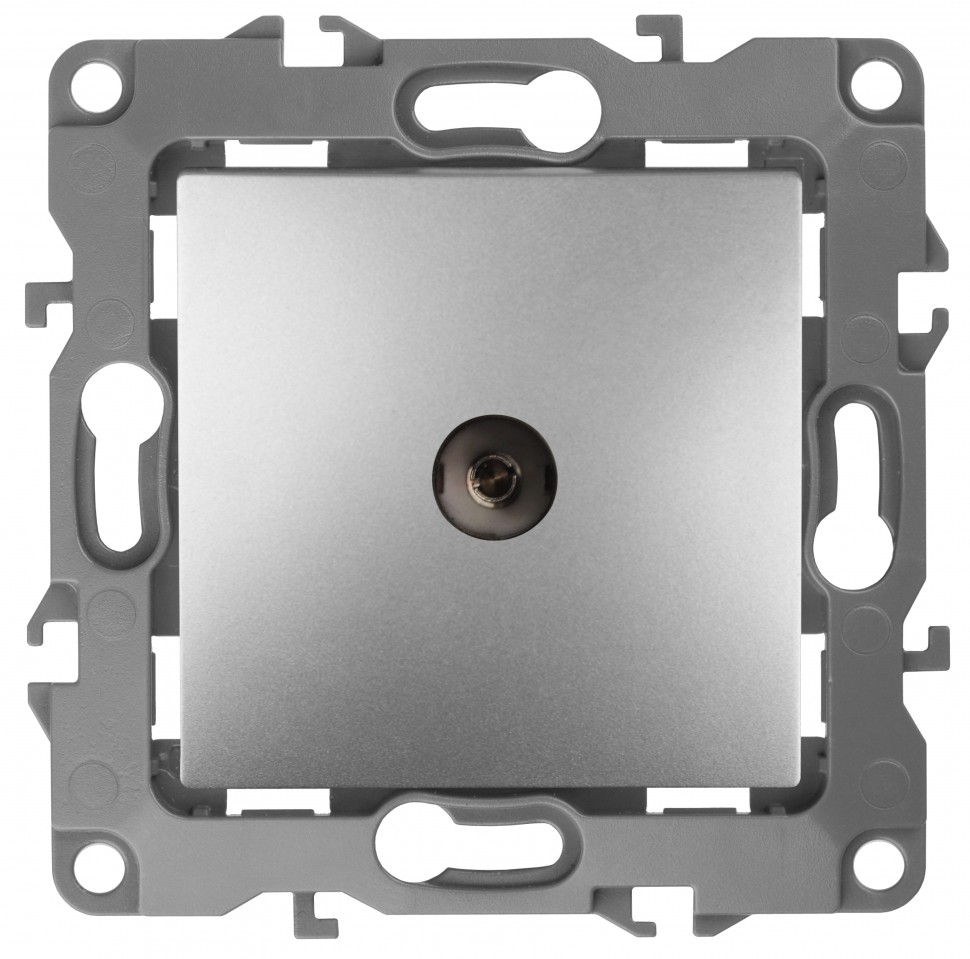 12-3101-03 ЭРА Розетка TV одиночная, IP20, Эра12, алюминий