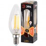 Лампочка светодиодная ЭРА F-LED B35-5W-827-E14 Е14 / Е14 5Вт филамент свеча теплый белый свет