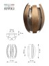 Бра светильник Rivoli Diverto 4035-202 настенный 2 х Е14 40 Вт дизайн