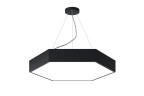 Светильник светодиодный Geometria ЭРА Hexagon SPO-121-B-40K-038 38Вт 4000К 4000Лм IP40 600*600*80 черный подвесной