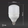 Лампа светодиодная ЭРА STD LED POWER T80-20W-2700-E27 E27 / Е27 20 Вт колoкол теплый белый свет