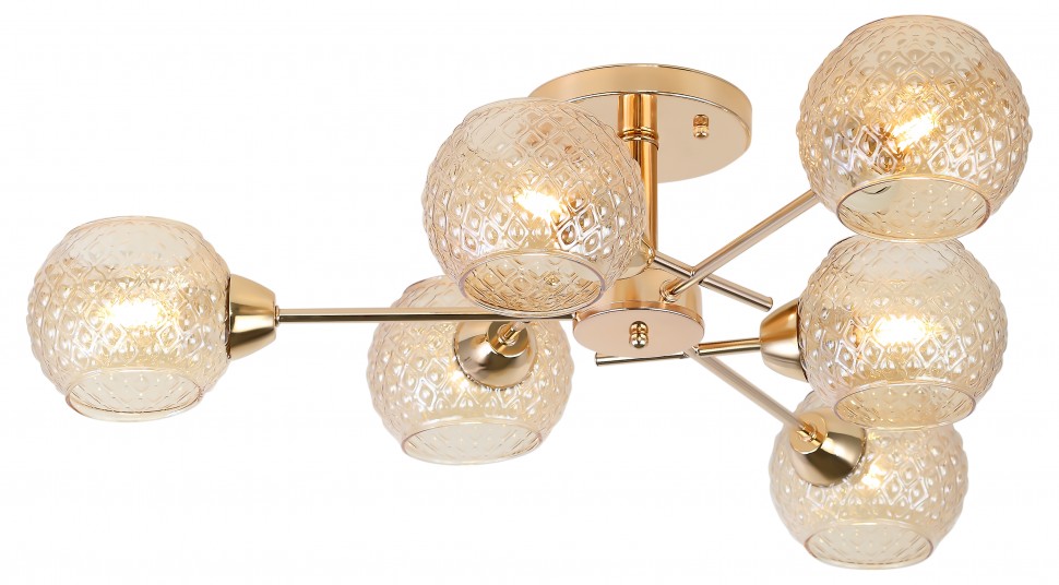 Люстра Rivoli Amalia 3090-306 6 * Е27 40 Вт модерн