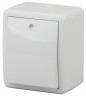 11-1402-01 ЭРА Выключатель с подсветкой IP54, 10АХ-250В, ОУ, Эра Эксперт, белый
