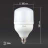 Лампа светодиодная ЭРА STD LED POWER T100-30W-6500-E27 E27 / Е27 30 Вт колокол холoдный дневной свет