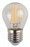 Лампочка светодиодная ЭРА F-LED P45-5W-840-E27 Е27 / Е27 5 Вт филамент шар нейтральный белый свет