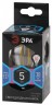 Лампочка светодиодная ЭРА F-LED P45-5W-840-E27 Е27 / Е27 5 Вт филамент шар нейтральный белый свет