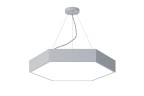 Светильник светодиодный Geometria ЭРА Hexagon SPO-121-W-40K-038 38Вт 4000К 4000Лм IP40 600*600*80 белый подвесной