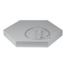 Светильник светодиодный Geometria ЭРА Hexagon SPO-122-W-40K-066 66Вт 4000К 4800Лм IP40 800*800*80 белый подвесной