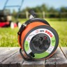 Удлинитель силовой ЭРА RMx-4es-3x2.5-30m-IP44 на металлической катушке с заземлением и выключателем 4 розетки 30м ПВС