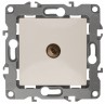 12-3102-02 ЭРА Розетка TV проходная, IP20, Эра12, слоновая кость
