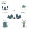 Люстра Rivoli Evie 2087-307 7 х Е14 40 Вт классика