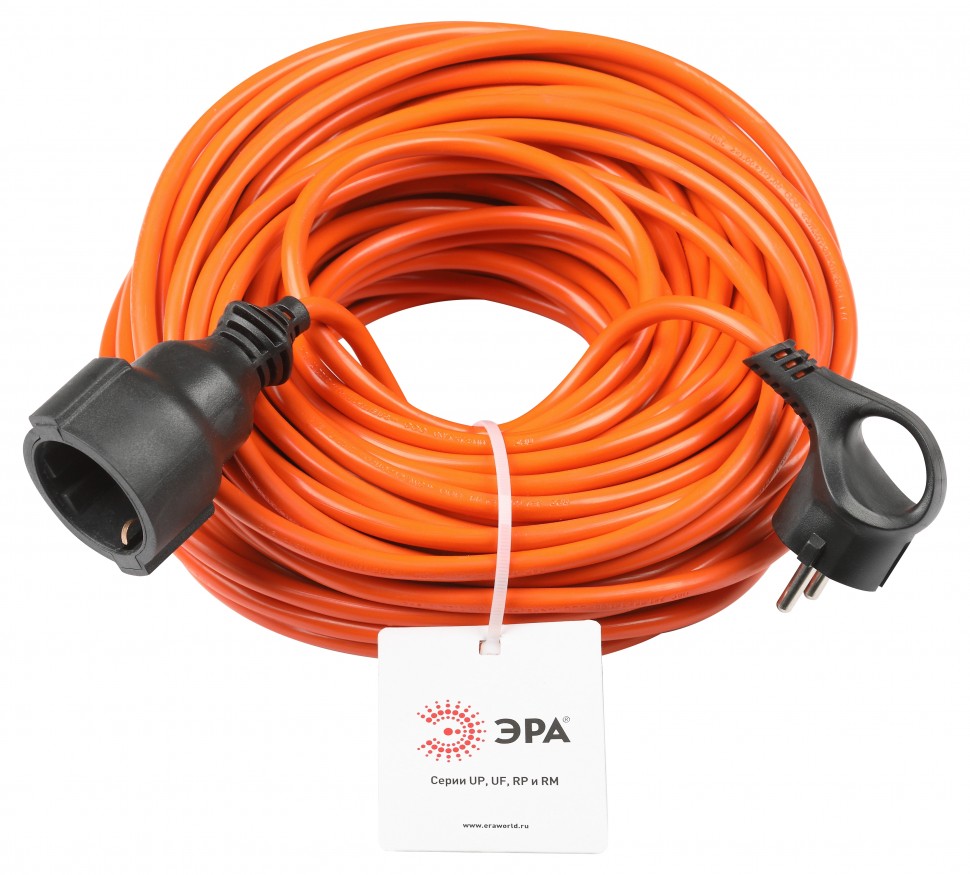 Удлинитель силовой ЭРА UPx-1e-3x1-30m в бухте с заземлением 1 розетка 30м ПВС 3х1мм2