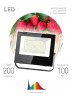 Фитопрожектор для растений светодиодный ЭРА FITO-100W-Ra90-LED для цветения и плодоношения полного спектра 100 Вт
