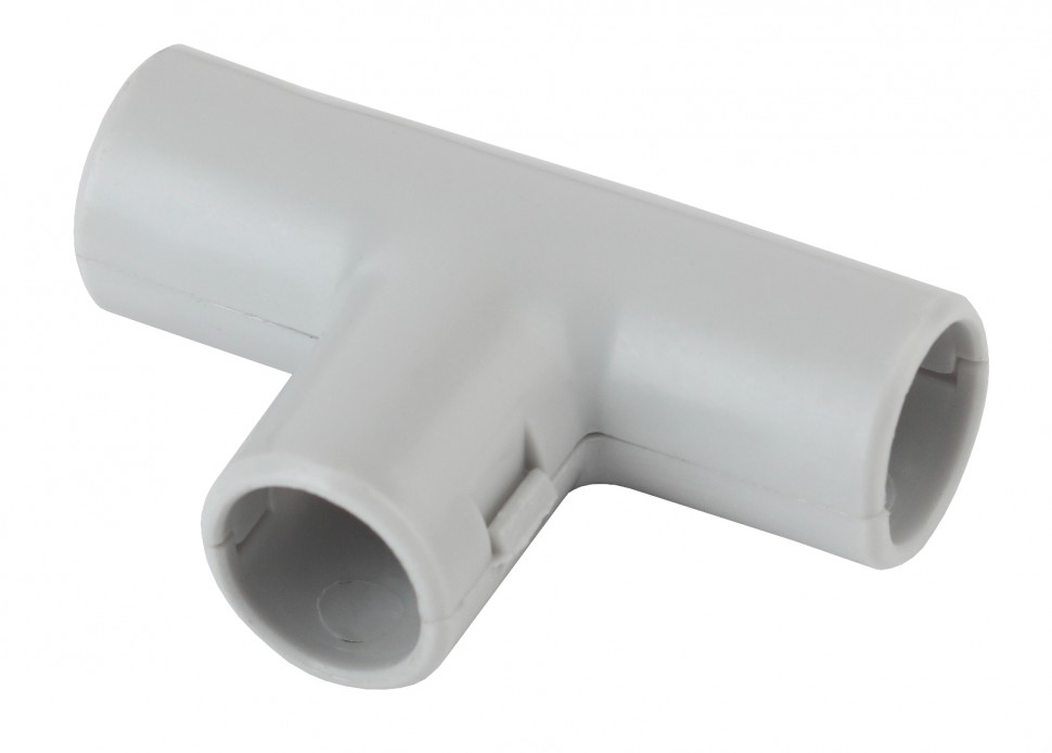 ЭРА Тройник (серый) соединительный для трубы 32мм (10шт)