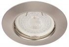 ST3 SN Светильник ЭРА штампованный MR16,12V/220V, 50W сатин никель