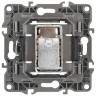 12-3102-12 ЭРА Розетка TV проходная, IP20, Эра12, графит