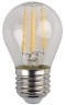 Лампочка светодиодная ЭРА F-LED P45-7W-827-E27 Е27 / Е27 7Вт филамент шар теплый белый свет