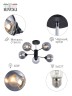 Люстра Rivoli Karoline 9020-305 5 х E27 60 Вт модерн