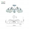 Люстра Rivoli Dena 3147-307 7 х Е14 40 Вт модерн
