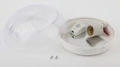 Светильник ЭРА НБП 06-60-101 с фото-шумовым датчиком Сириус IP20 E27 max 60Вт D220 круг призма акустический