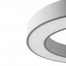 Светильник светодиодный Geometria ЭРА Ring SPO-134-W-40K-056 56Вт 4000К 4200Лм IP40 800*800*80 белый подвесной