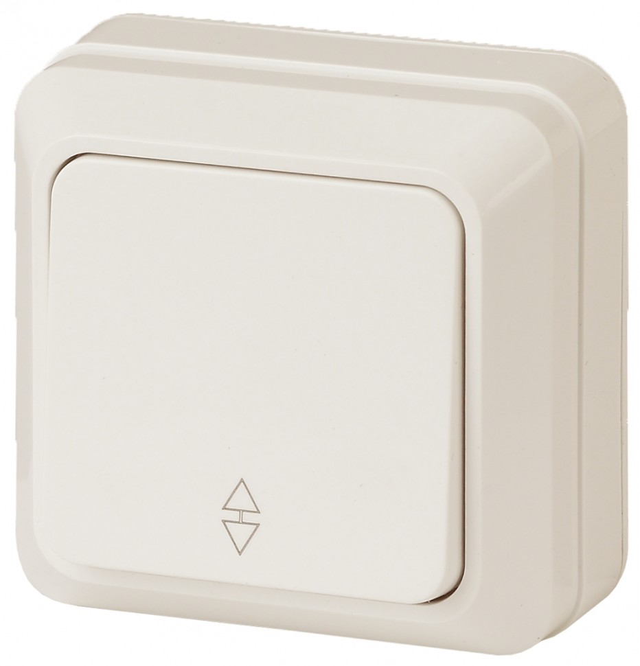 2-103-02 Intro Переключатель, 10А-250В, IP20, ОУ, Quadro, сл.кость