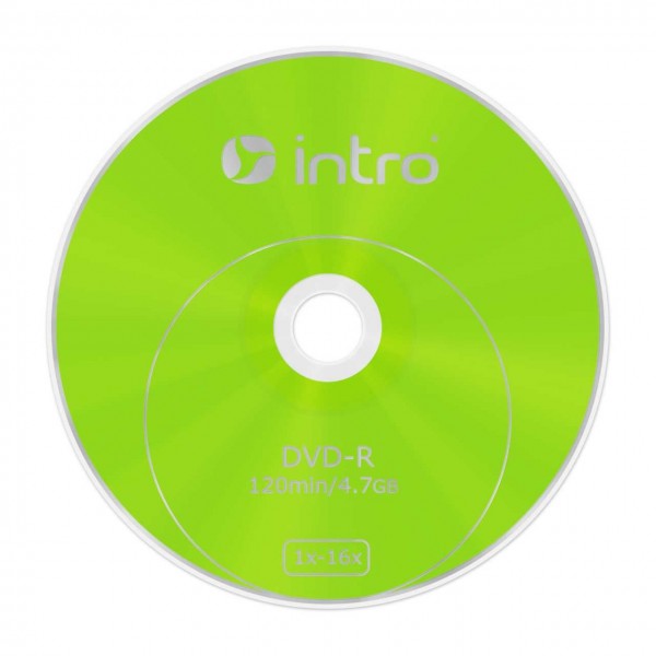 Диск DVD-R Intro 16х 4,7GB Shrink 50