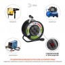 Удлинитель силовой ЭРА RMx-4es-3x2.5-30m-IP44(KG) на металлической катушке c заземлением 4 розетки 30м КГ 3х2.5мм2