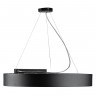 Светильник светодиодный Geometria ЭРА Ring SPO-134-B-40K-056 56Вт 4000К 4200Лм IP40 800*800*80 черный подвесной