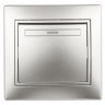 1-101-03 Intro Выключатель, 10А-250В, IP20, СУ, Plano, алюминий