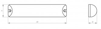 Светильник ЖКХ светодиодный ЭРА SPB-103-0-40K-020 20Вт 4000K 1800Лм IP65 350х75х50