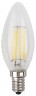 Лампочка светодиодная ЭРА F-LED B35-11W-827-E14 Е14 / Е14 11Вт филамент свеча теплый белый свет