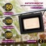 Фитопрожектор для растений светодиодный ЭРА FITO-50W-Ra90-LED для цветения и плодоношения полного спектра 50 Вт