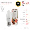 Лампочка светодиодная ЭРА STD LED B35-9W-827-E27 E27 / Е27 9Вт свеча теплый белый свет