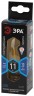 Лампочка светодиодная ЭРА F-LED B35-11W-840-E27 Е27 / Е27 11Вт филамент свеча нейтральный белый свет