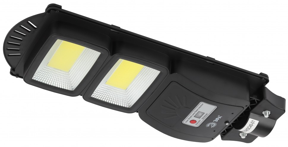 ЭРА Консольный светильник на солн. бат.,COB,40W, с датч. движ.,ПДУ,750lm, 5000К, IP65