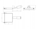 Кронштейн для уличного светильника ЭРА SPP-AC6-0-150-048 на столб 150mm 48mm