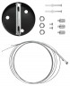 Светильник LED Geometria ЭРА Delta SPO-153-B-40K-030 30Вт 4000К 2100Лм IP40 600*80 черный подвесной драйвер внутри