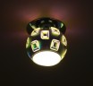 DK88-2 Светильник ЭРА декор 3D квадрат G9,220V, 35W, серебро/мультиколор