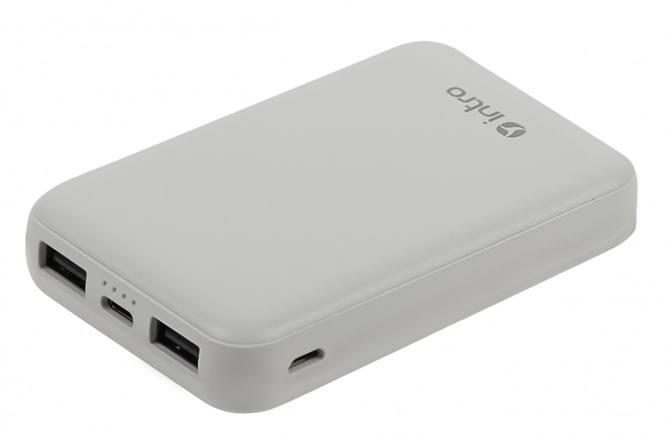 PB1010 USB зарядки_25 Intro 10000 mAh Power bank белый