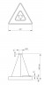 Светильник светодиодный Geometria ЭРА Delta SPO-153-W-40K-030 30Вт 4000К 2100Лм IP40 600*600*80 белый подвесной