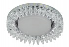 DK LD20 SL/WH Светильник ЭРА декор cо светодиодной подсветкой Gx53, прозрачный