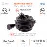 Удлинитель силовой ЭРА UPx-1e-3x2,5-30m-IP44(KG) в бухте с заземлением 1 розетка 30 м КГ 3х2,5мм2