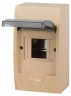 Корпус пластиковый ЩРН-П-04 ЭРА BOXF 04_P IP41, сосна