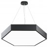 Светильник LED Geometria ЭРА Hexagon SPO-121-B-40K-038 38Вт 4000K 4000Лм IP40 600*80 черный подвесной драйвер внутри