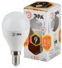 Лампочка светодиодная ЭРА STD LED P45-9W-827-E14 E14 / Е14 9Вт шар теплый белый свет