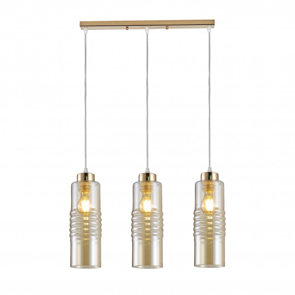 Светильник подвесной (подвес) Rivoli Viviane 9107-203 3 * Е27 60 Вт модерн потолочный